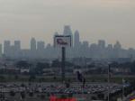 Thougtht this was a cool shote with the Phillies sign and the city in the background.