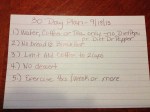 30 Day Shift Adjustment Plan
